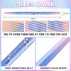 Makartt Nail Art Brushes,Liner for Nails, 5pcs, 7/9/11/15/25mm, Easy Hold, Thin Nail Art Design Brush Detail Brush for Gel Polish Nail Paintings Different Lines 3D Nail Pattern French Tips Nail Tool