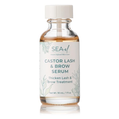 Sea-el Castor Lash & Brow Serum (w 10% Black Seed Oil) 1 oz