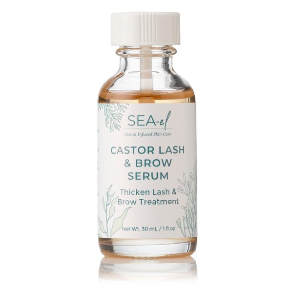 Sea-el Castor Lash & Brow Serum (w 10% Black Seed Oil) 1 oz