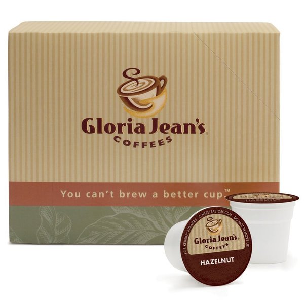 Gloria Jean's Coffees Hazelnut, Single Serve Coffee K-Cup Pod, Flavored Coffee, 24