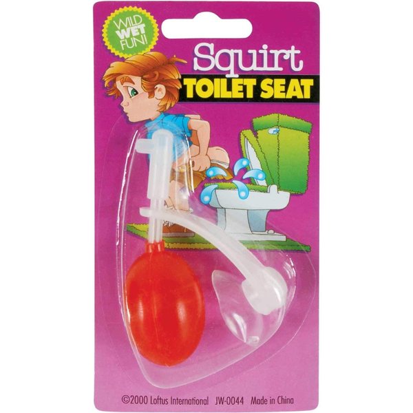 Squirt Toilet Seat Bathroom Prank Toy Joke Trick Funny Gift gag