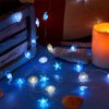 Ocean Themed Marine Life Lights,Beach Sea String Lights, Beach Aquarium Décor Sea Turtle Seahorse Starfish Giant Clam String Lights, Battery or USB powered,10ft 30 LEDs Themed Marine Life Lights (B)