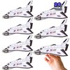ArtCreativity Space Shuttle Gliders, Set of 24, Flying Toys for Boys & Girls, Made of Foam Material, Outdoor Toys for Children, Outer Space Party Favors for Kids, Great for Indoor & Outdoor Play