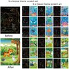 SuyuanArt Color Scratch Art Paper Set for Kids, Double Sided Ocean and Animal Designs,Boys Scratch Off Magic Drawing Crafts Wooden Stick Stylus Party Favors