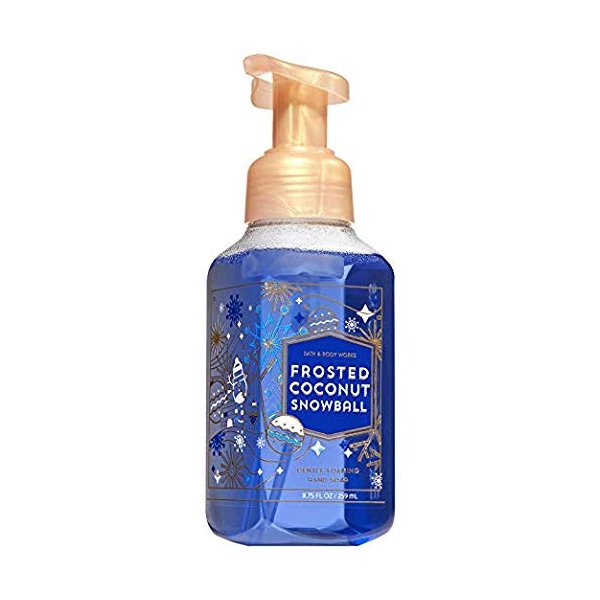 Bath and Body Works FROSTED COCONUT SNOWBALL Gentle Foaming Hand Soap 8.75 Fluid Ounce (2018 Edition)