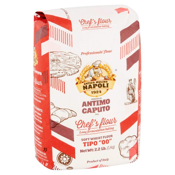 Antimo Caputo Chef's Flour 2.2 LB - Italian Double Zero 00 - Soft Wheat for Pizza Dough, Bread, & Pasta