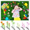 30 Pcs Bean Sprout Hair Clips Mixed Style Plant Hairpins Flower Plant Hair Clip Little Grass Barrette Butterfly Headwear Hair Accessories for Women Girl School Home Party Christmas (Plant Style)