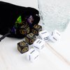 63 Pieces MTG Dice Counters Bulk Ability Keywords MTG Tokens Shield Life Counter 6 Sided Dice Set for Magic The Gathering,TCG,Cards Gaming Accessories