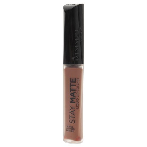 Rimmel London Stay Matte Liquid Lip Color with Full Coverage Kiss-Proof Waterproof Matte Lipstick Formula that Lasts 12 Hours - 725 Love Bite, .21oz