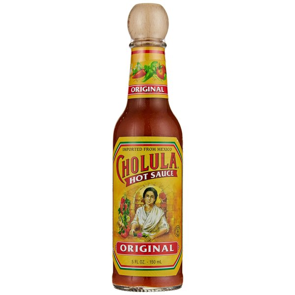Glass Cholula Hot Sauce, 5 Ounce