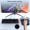 TECKNET Mouse Pad with Wrist Support, Ergonomic Gaming Mouse Pad Pain Relief, Portable Comfortable Mousepad for Computer, Laptop, Office, Home and Travel, Non-Slip Base, Waterproof Surface, Black