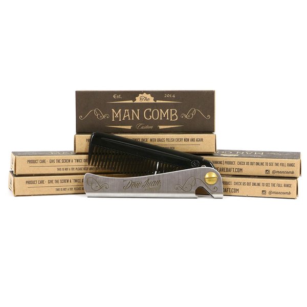 DON JUAN Limited Edition Fine Tooth Folding Pocket Comb