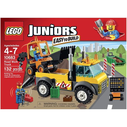 LEGO Juniors 10683 Road Work Truck Building Kit
