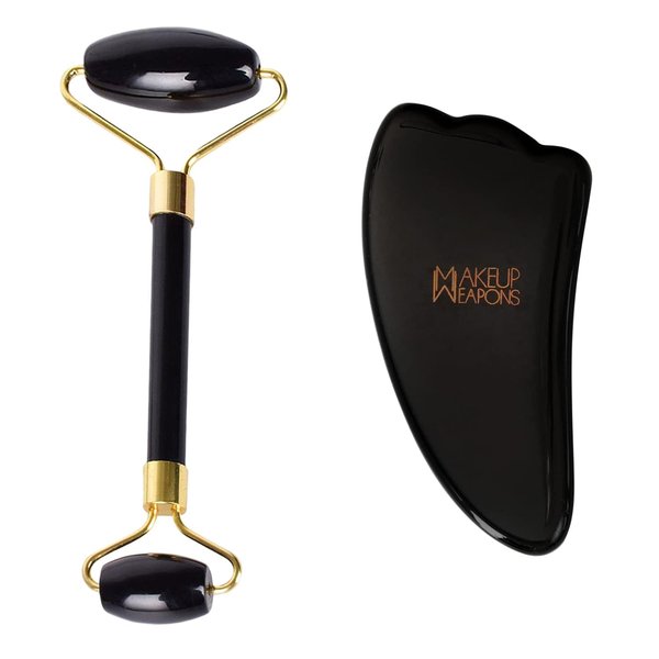 Jade Roller for Face, Jade Gua Sha SkinCare Face Roller, Gua Sha Facial Tools, Face Massager, Skin Care Tools & Facial Beauty Products, Guasha Tool for Face