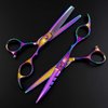 Professional Razor Blades Barbe Right Handed Hair Cutting Scissor - 5.5 inch Japanese 440C Stainless Steel Scissor