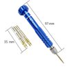 5-in-1 Multifunctional Small Screwdriver, PTSLKHN S2 Steel Magnetic Screwdriver Kit for Eyeglass, Sunglasses, Electronics, Cellphone, Jewelry and More