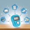 Blue Digital Counter, LCD Display Tally Counter, Reliablle Digital Hand Counter, Non Deformable Finger Tally Clicker, Electronic Tally Counter for Coaching People Fishing Travel Lap Counters