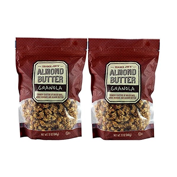 Trader Joe’s Almond Butter Granola, Crunchy, 12 Oz (Pack of 2)