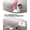 3 in 1 Wireless Charging Station for Apple Device: Fast Charging Station for iPhone and Watch with MagSafe, Stable Charger Stand for iPhone 12-16 & iWatch & AirPods