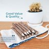 BSIRI Black Pencils Wood Pack of 12 in 7 Inch Tree Bark Wooden Favors in Rustic Twig Pencils Unique Gifts Camping Lumberjack Decorations Party Supplies Novelty Gifts as Natural Pencil