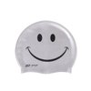 IST Silicone Smiley Face Swimming Cap (Gray)