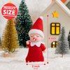 JOYIN Christmas Elf Plush Doll, Red Tiny Elf Doll Sleeping Mini Elf Doll with Pacifier Soft Plush Christmas Accessories for Christmas Holiday Decorations, Christmas Dress-Up Party.