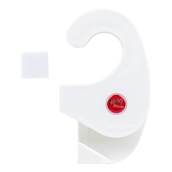 Taylor Made Products 1108 Boat Fender Hanger (Clip Rail Mount, Up to 1-Inch Rails) , White