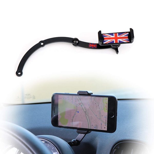 PGONE Behind Tachometer Mount Smart Phone GPS Mounting Design Phone Holder Kit for Mini Cooper R55 R56 R57 R60 R61(2008-2013seris) Union Jack (Red & Blue Union Jack Flag Style)