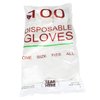 Set of 600 White Disposable Gloves - in Sealed Packs of 100 - One Size Fits All - Measures 11inx10in 28cmx26cm - Great for Painting, Food Prep, Gardening and More!