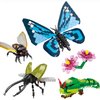 KAZI Bugs Building Toy Set,Insect Collection Building Blocks with Life-Like Blue Butterfly,Beetle and Cicada Toys,Fun Gift for Nature Lovers,STEM Toys for Kids Ages 8 9 10 11 12 Plus