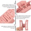 Ahoney 5 Pack Cute Pink Hair Clips 3.4-4.3 Inch Jaw Clips for Hair Big Hair Clamp Butterfly Flower Pink Hair Accessories for Women Non Slip Hair Styling for Girls