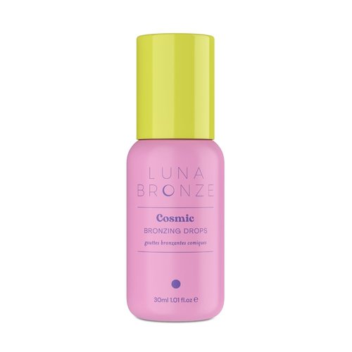 Luna Bronze Cosmic Bronzing Drops, Natural Glow Enhancer, Liquid Bronzer and Illuminator, 1.01 fl oz