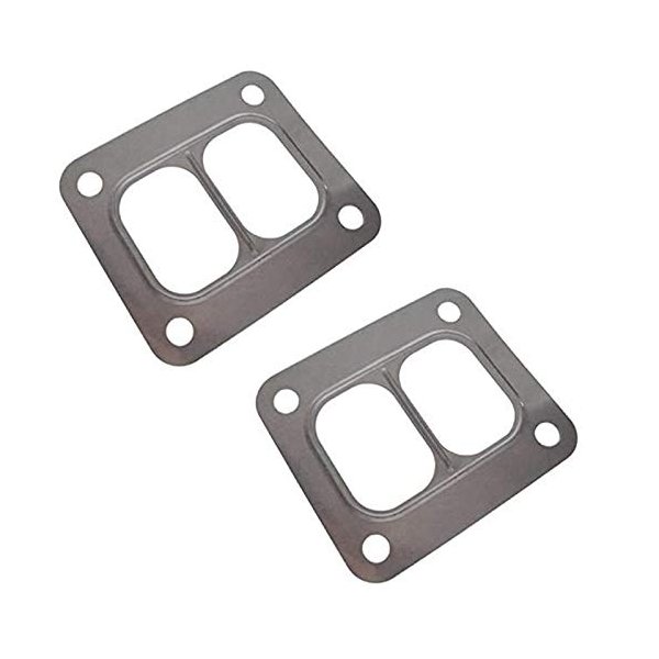 2x Boost Monkey T6 Divided Turbo Gasket Stainless Metal Twin Scroll Turbine Housing