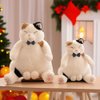 Generic Cute Cat with Balls Stuffed Animal Plush Fat Cat with Ball Stuffed Plush, Funny Christmas Birthday Gifts for Adults and Kids Who Love Cats (Brown white 35cm)