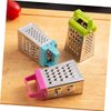 Ciieeo 3pcs Mini Cheese Grater Stainless Steel Handheld Vegetable Slicer for Fruits Easy to Clean Kitchen Gadget for Prep and Healthy Cooking