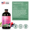 Serene Herbs Soursop Bitters Liquid - Organic Herbal Sour Sop Guanabana with Black Seed, Moringa, Irish Moss & Ginger – Gut Support, Energy & Immune Boost – Vegan, Non-GMO – Mixed Berry Flavor – 16 oz