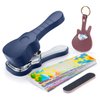 ArtAt Guitar Pick Punch Kit – Bass Guitar Picks Puncher With 15 Variety Pick Strips Medium Guitar Pick Maker Punch Kit Unique Guitar Lovers Gifts