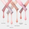 Kodi Professional Natural Rubber Base 12ml. (0.42 fl oz) Camouflage/Color, Pink, Beige, Rose, Ivory Gel LED/UV Nail Coat Soak Off Original + Gift Nail File (Rubber Base NATURAL BEIGE 7ml.)