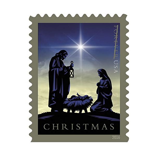 Nativity USPS Forever First Class Postage Stamp U.S. Holy Family Holiday Christmas Sheets (40 Stamps) (2 Booklets of 20 Stamps) Scott 5144a