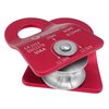 GM CLIMBING Red Micro Prusik Minding Pulley 25kN CE UIAA Certified 12mm Single Pulley Mobile Side Plates for Arborist Rigging Climbing Rescue Pack of 2