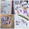 4 Pack Nail Art Stickers Music Inspired Merch Nail Decals DIY Fans Merchandise Gifts