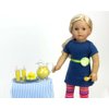 Sophia's 18" Doll 12 pc. Lemonade Stand Set with Doll-Sized Pitcher, Table Runner and Service for Four