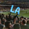 Los Angeles LA Blue Gameday Sports REUSABLE Letters | LA Gameday Letters Sports Party | Baseball, Football, Los Angeles Sports Team Party | LA Inflatable Letters | BASHOUT
