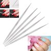 5pcs 2 Way Dotting Pen Tool Double Head Nail Art Dotting Pen Stainless Steel Nail Painting Pen DIY Decoration Dotting Pen