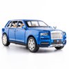 BDTCTK 1/24 Scale Rolls-Royce Cullinan SUV Model Car Toy, Zinc Alloy Pull Back Diecast Toy Cars with Sound and Light for Kids Boy Girl Gift (Blue)
