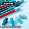 Mr. Pen- Pencil Erasers Toppers, 120 Pack, Blue Shades, Erasers for Pencils, Pencil Top Erasers, Pencil Eraser, Eraser Pencil, Pencil Cap Erasers, Eraser Caps, Eraser Tops, Pencil Topper Erasers