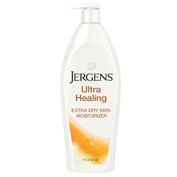 Jergens Ultra Healing Dry Skin Moisturizer, Body and Hand Lotion, for Absorption into Extra Dry Skin, 21 Ounce, with HYDRALUCENCE blend, Vitamins C, E, and B5