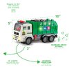 Zetz Brands Toy Garbage Truck for Kids with 4D Lights and Sounds - Battery Operated Automatic Bump & Go Car - Sanitation Truck Stickers