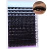 D Curl Lash Clusters Fluffy Lash Extension 80D Volume Cluster Lashes Thick Eyelash Extensions Individual Eyelashes 280Pcs Wispy Fake Lashes by Geeneiya