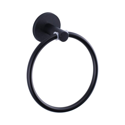 Magnetic Towel Ring Hand Towel Holder Towel Rack Towel Hook Hanger for Refrigerator, Kitchen Stove, Oven, Dishwasher, Sink, Laundry Washing Machine Black